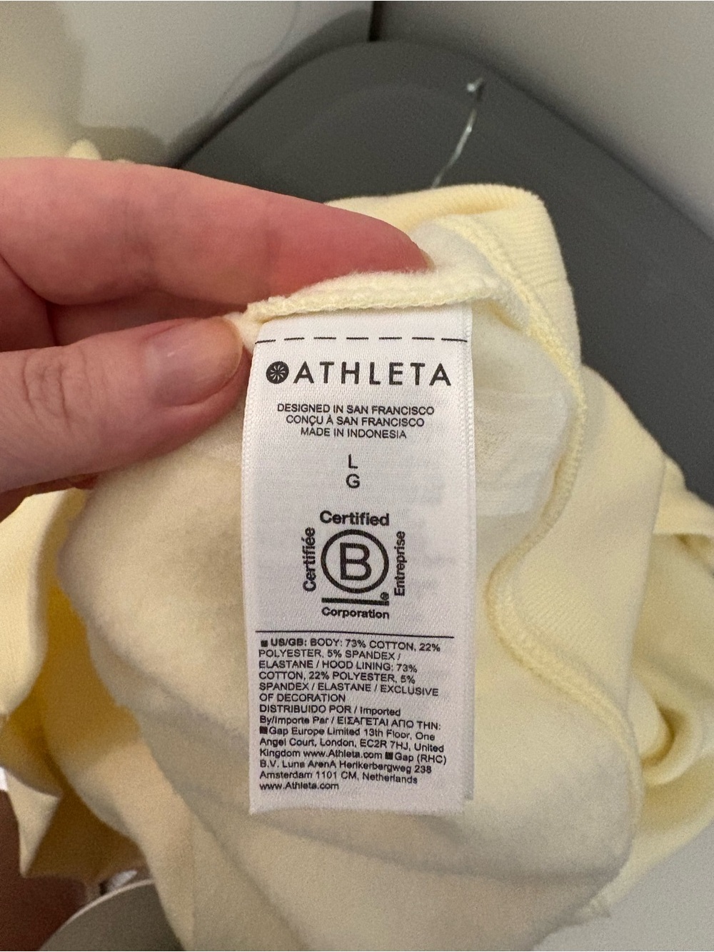 Athleta Forever Fleece Crop Full Zip in Glow